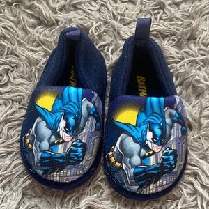 DC Comics Batman Kids Slippers - Dark Blue and Yellow